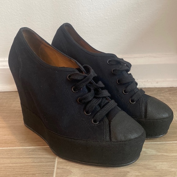 DRIES VAN NOTEN - SNEAKER WEDGE - SIZE 36.5 - Picture 1 of 6